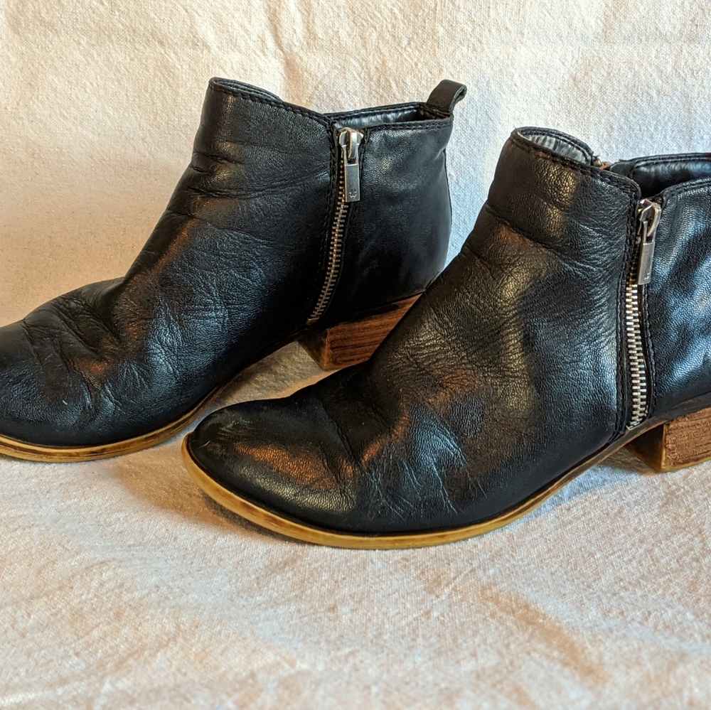 Lucky Brand Double Zipper Ankle Boots - Picture 3 of 8